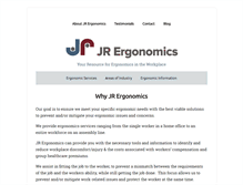 Tablet Screenshot of jrergonomics.com